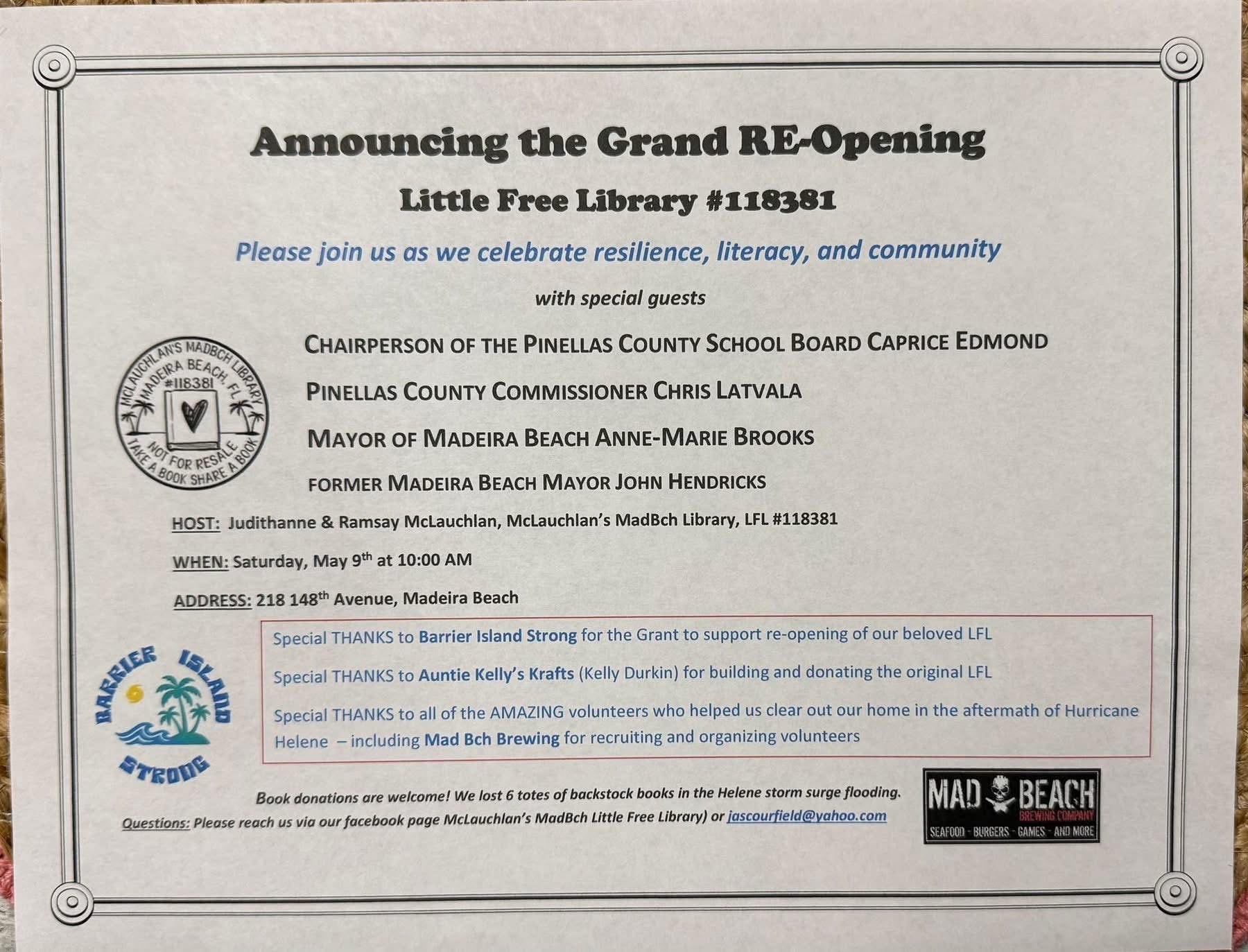 Barrier Island Strong community impact montage